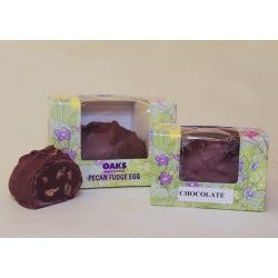 Chocolate Pecan Fudge Egg 8oz