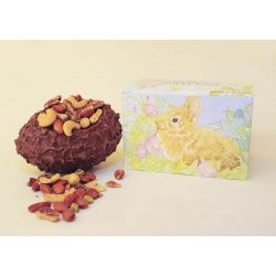 Chocolate Shell Egg filled with Deluxe Mix Nuts