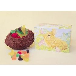 Chocolate Shell Egg filled with Gumi Rabbits