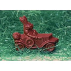 Easter Bunny in Car
