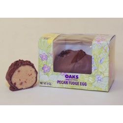 Vanilla Pecan Fudge Egg 8oz