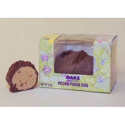 Vanilla Pecan Fudge Egg 8oz
